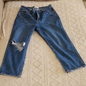 Abercrombie & Fitch The Ankle Straight Ultra High Rise Jeans Size 31/12S